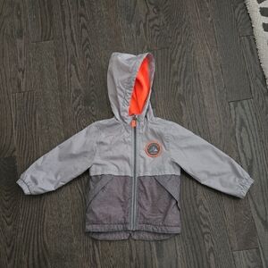 Carter's Gray and Orange Kids Jacket